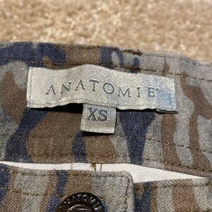 Anatomie Karo Travel Cargo Pants Slim Fit Camo Stretch Travel Commute Size XS